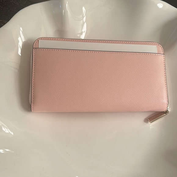 New Kate Spade chalk pink continental wallet - Picture 2 of 7